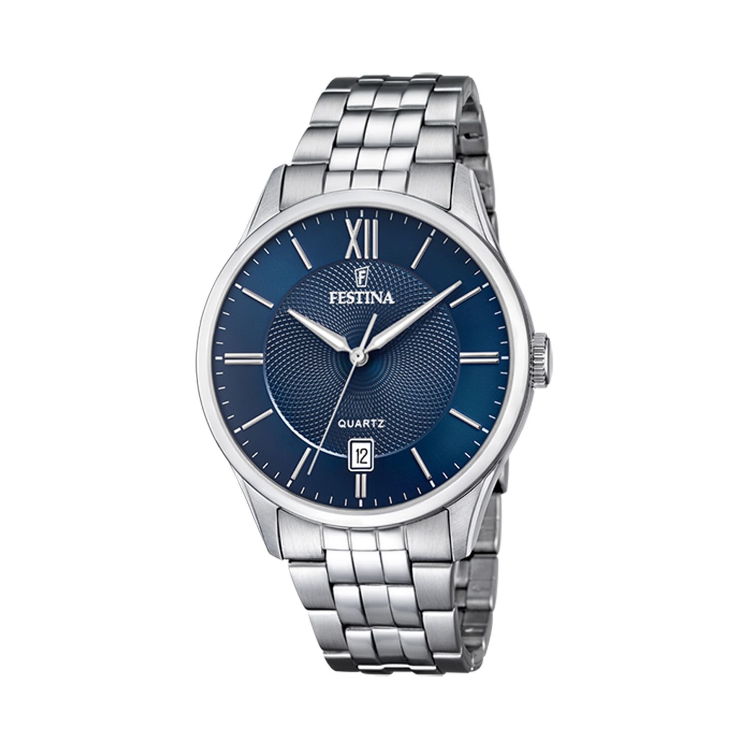Reloj F20425/2 Festina Azul Acero Hombre Acero Cl&aacute;sico image number 0.0
